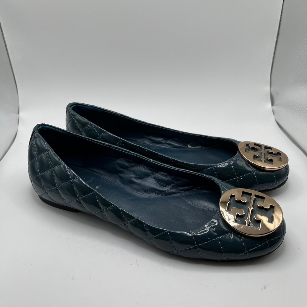 EUC Tory Burch Quinn Ballet Flat size 8.5 women’s - Picture 5 of 10